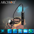 Antorcha profesional de buceo de aluminio, luz de buceo CREE LED